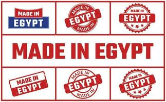 fabriqué dans Egypte caoutchouc timbre ensemble vecteur
