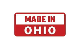 fabriqué dans Ohio caoutchouc timbre vecteur