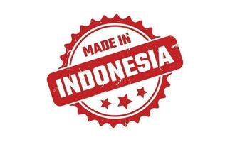 fabriqué dans Indonésie caoutchouc timbre vecteur