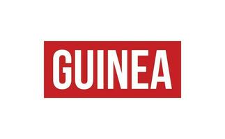 Guinée caoutchouc timbre joint vecteur