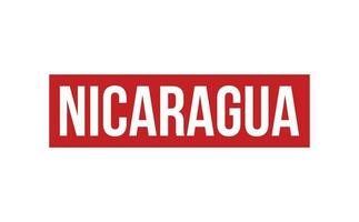 Nicaragua caoutchouc timbre joint vecteur