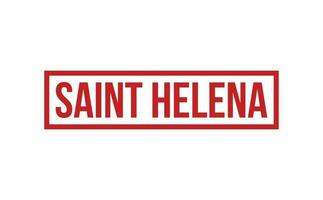 Saint Helena caoutchouc timbre joint vecteur