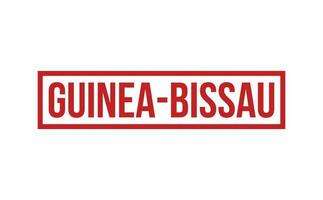 Guinée Bissau caoutchouc timbre joint vecteur