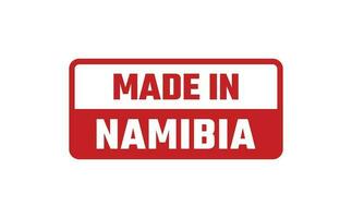 fabriqué dans Namibie caoutchouc timbre vecteur