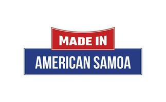 fabriqué dans américain samoa joint vecteur