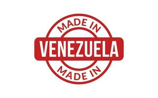 fabriqué dans Venezuela caoutchouc timbre vecteur