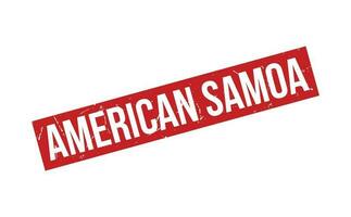 américain samoa caoutchouc timbre joint vecteur