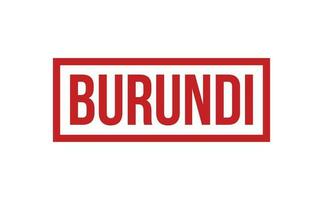 burundi caoutchouc timbre joint vecteur