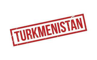 turkménistan caoutchouc timbre joint vecteur