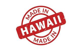 fabriqué dans Hawaii caoutchouc timbre vecteur
