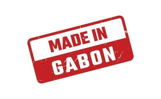 fabriqué dans Gabon caoutchouc timbre vecteur