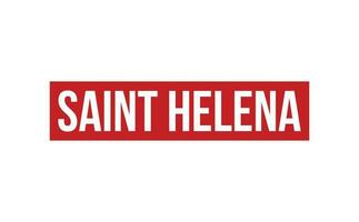 Saint Helena caoutchouc timbre joint vecteur