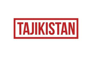 le tadjikistan caoutchouc timbre joint vecteur