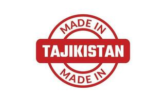 fabriqué dans le tadjikistan caoutchouc timbre vecteur