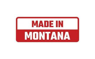 fabriqué dans Montana caoutchouc timbre vecteur
