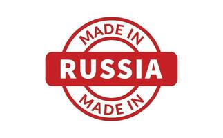 fabriqué dans Russie caoutchouc timbre vecteur