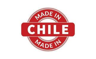 fabriqué dans Chili caoutchouc timbre vecteur