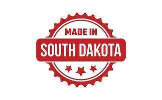 fabriqué dans Sud Dakota caoutchouc timbre vecteur