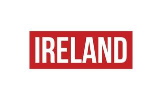 Irlande caoutchouc timbre joint vecteur