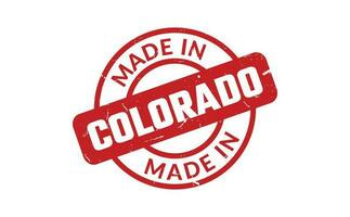 fabriqué dans Colorado caoutchouc timbre vecteur