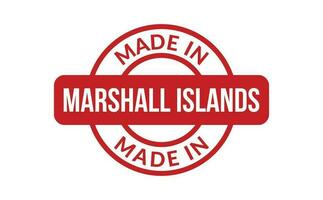 fabriqué dans Marshall îles caoutchouc timbre vecteur