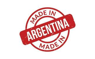 fabriqué dans Argentine caoutchouc timbre vecteur