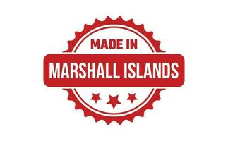 fabriqué dans Marshall îles caoutchouc timbre vecteur