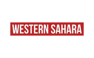 occidental Sahara caoutchouc timbre joint vecteur