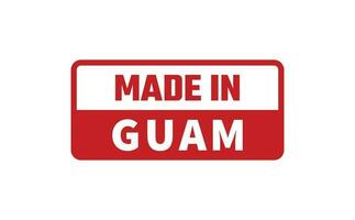 fabriqué dans Guam caoutchouc timbre vecteur