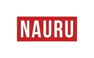 nauru caoutchouc timbre joint vecteur