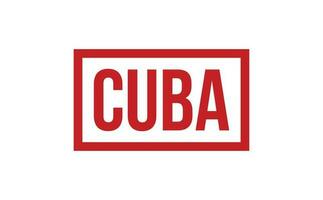 Cuba caoutchouc timbre joint vecteur
