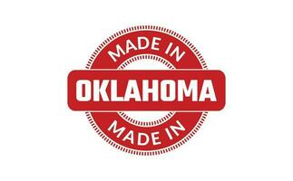 fabriqué dans Oklahoma caoutchouc timbre vecteur
