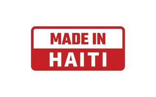 fabriqué dans Haïti caoutchouc timbre vecteur