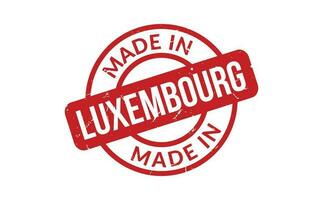 fabriqué dans Luxembourg caoutchouc timbre vecteur