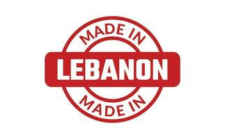 fabriqué dans Liban caoutchouc timbre vecteur