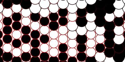 mise en page vectorielle rouge foncé avec des cercles scintillants illustration abstraite avec un design de gouttes colorées pour vos publicités vecteur