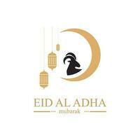illustration vecteur graphique de eid Al adha logo conception