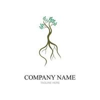 mangrove des arbres et mangrove forêt écologie logo conception vecteur