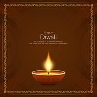 Abstrait joyeux Diwali beau fond religieux vecteur