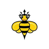 abeille logo modèle vecteur icône