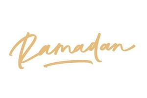 ramadhan caractères Signature art illustration vecteur