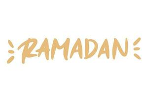 ramadhan caractères Signature art illustration vecteur