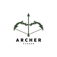 archer logo, tir à l'arc La Flèche vecteur, élégant Facile minimaliste conception, icône symbole illustration modèle vecteur