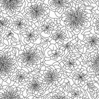 floral sans couture modèle. diagonale fleur lignes modèle Contexte. plat abstrait fleur lignes modèle. tout droit rayures texture Contexte. ligne modèle vecteur illustration Contexte.