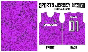 violet Contexte Jersey conception pour sport uniforme vecteur