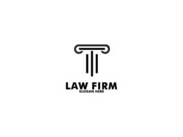 loi raffermir logo, avocat logo avec Créatif loi élément vecteur