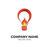 gratuit vecteur idée ampoule moderne logo conception