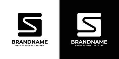 moderne lettre s logo, adapté pour tout affaires avec s initial. vecteur