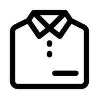 icône de chemise pour votre site Web, mobile, présentation et création de logo. vecteur