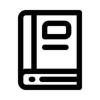 icône de livre pour votre site Web, mobile, présentation et conception de logo. vecteur
